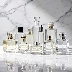 زجاجات وقوارير عطور فارغة (بغطاء ومضخة بخاخ)