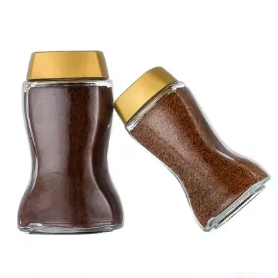 عبوات (مرطبانات) قهوة زجاجية كلاسيكية (50 غرام / 100 غرام / 200 غرام)